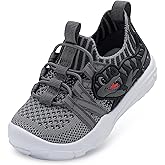 FEETCITY Toddler Shoes Boys Girls Walking Shoes Toddler Slip On Shoes Wide Kids Tennis Shoes Lightweight Toddler Dinosaur Shoes Baby Sneakers