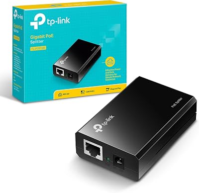 TP-Link TL-PoE10r Gigabit PoE Splitter 802.3af 5/9/12V DC Output 100m