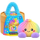 Giant Dumpling Pillow Cute Plush Stuffed Steamed Bun Pillow Home Decor | Squishy Dumpling Stress Squeeze Toy Slow Rebound Plush Pillow Soft Stretch Decompression Fidget Toy for Adults Anxiety Relief