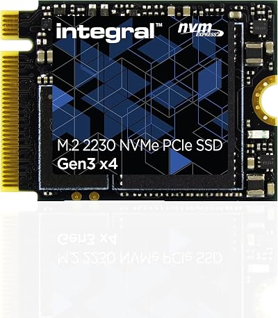 Integral 512GB M.2 NVMe 2230 PCIe Gen3 x4 SSD 3400/2400 MB/s