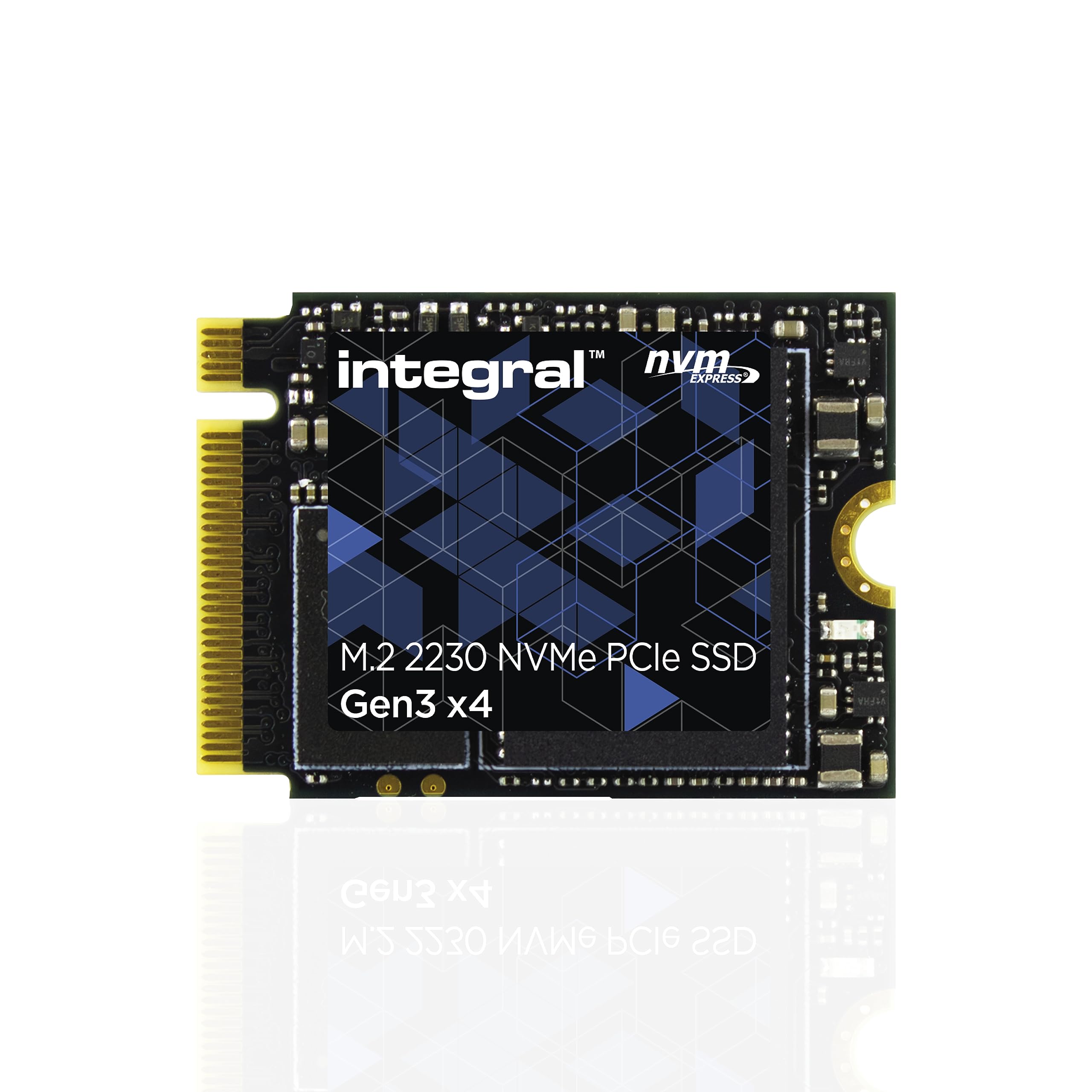 Integral 512GB M.2 NVMe 2230 PCIe Gen3 x4 SSD – READ speed up to 3400MB/s, WRITE speed up to 2400MB/s – Internal Solid State Drive. Valve Steam Deck, Microsoft Surface Pro, PC & laptop compatible — image 1