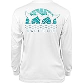 Salt Life Girls' Sunset Whale Youth Long Sleeve Tee