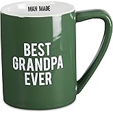 Pavilion Gift Company Best Grandpa Ever Ceramic Mug, 18 oz, Multicolor