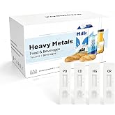 Food Heavy Metal Comprehensive Detection Kit No Lab - Rapid Test for Lead/Cadmium/Mercury/Chromium in Food &amp; Water 3 Set Tests