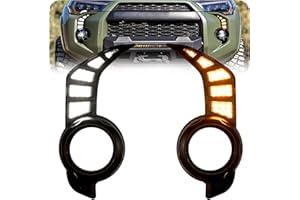 BreTrewri Daytime Running Lights & Fog Lights for 2014-2024 Toyota 4Runner (sr, sr5, trd pro, sport) - DRL, Turn Signal, Lamps Assembly