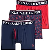 POLO RALPH LAUREN 4D Flex Cooling Microfiber Boxer Brief 3-Pack