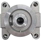 iFJF FB1311 Billet Fuel Filter Base Replacement for FF104 FS1000 FS1212 | OE 142784S 256348S, CNC Billet Aluminum, Corrosion Resistant, 7/8-14 UNF Inlet Outlet, 1-14 UNS Filter Thread, 3.6 in OD