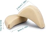 WLLHYF 2 Pairs Soft Sponge Adjustable Shoe Filler Big Toe Plug Foot Brace view 2