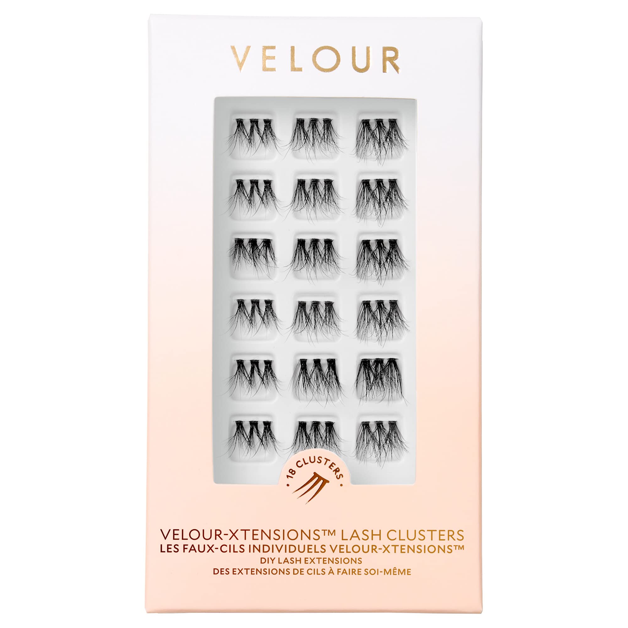 Velour Xtensions Kit - DIY Lash Clusters, Customisable, Salon-Grade Results, Hybrid