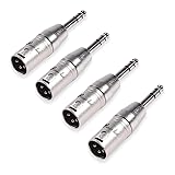 SINUS LIVE 4 Packs XLR Female Male to 1/4" TRS