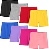 Resinta 8 Pack Baby Toddler Girls Cotton Bike Shorts Kids Safety Under Dress Dance Shorts