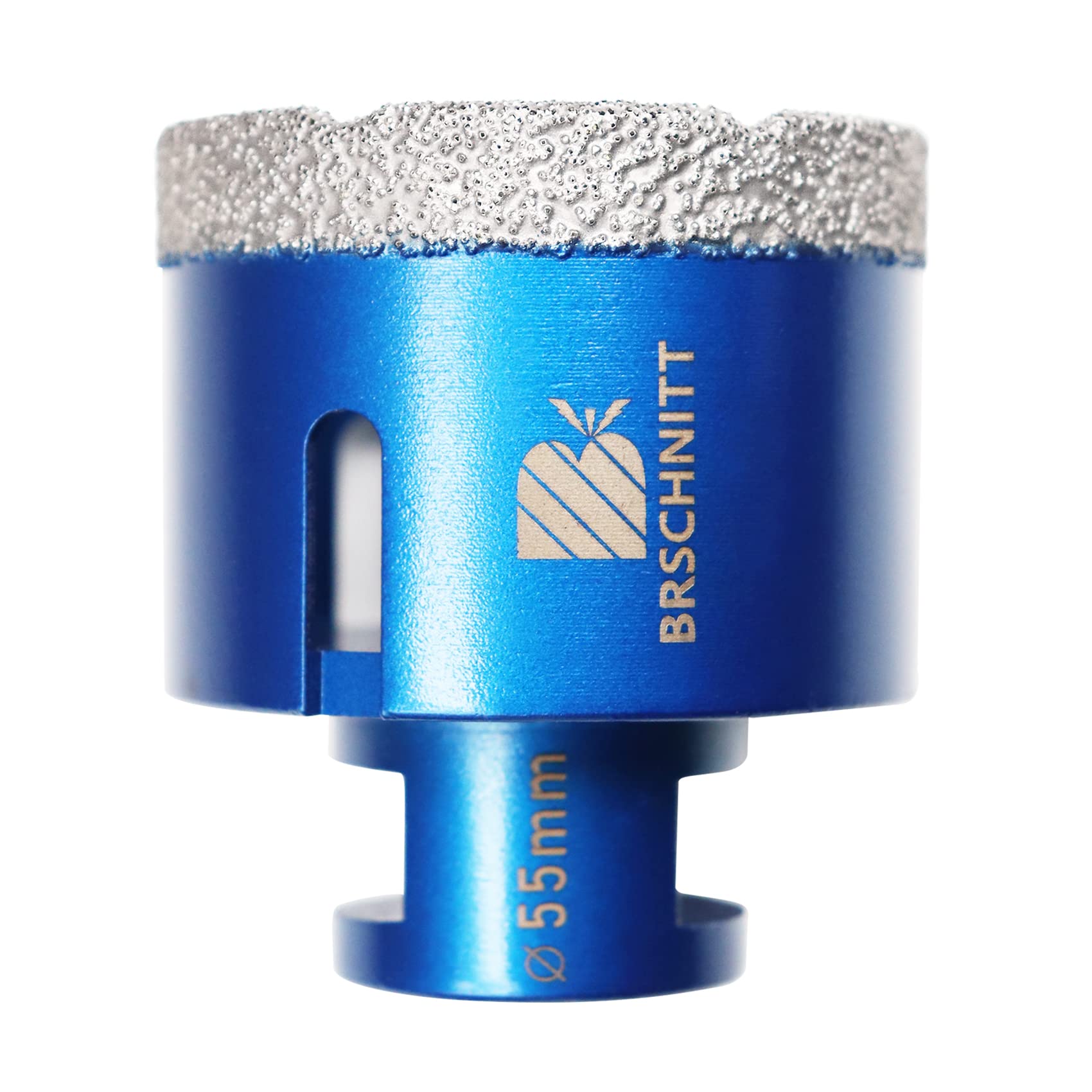 Diamond Drill Bit 55mm,BRSCHNITT 1pc M14 Vacuum Brazed Diamond Tip Drill Bit for Tile Porcelain Stoneware Ceramic Marble Granite Drilling,Suitable For Angle Grinders