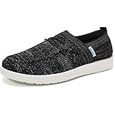 Betrue Lightweight Boat Shoes for Women, Womens Casual Loafers, Womens Slip On Deck Shoes, Breathable Canvas Walking Shoes for Women