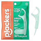 Plackers Micro Line Dental Floss Picks, Fold-Out