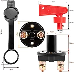 Quick Battery Disconnect Switch Rotary Brass with