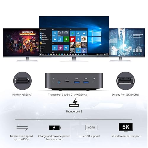 MINISFORUM X35G Mini PC 10th Gen Core i3-1005G1 Desktop Computer