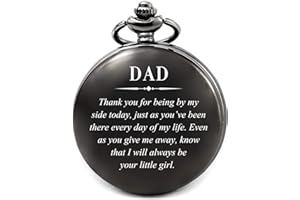 LEVONTA Men Gifts for Christmas Birthday Wedding Anniversary Valentines Day Fathers Day Graduation Pocket Watch