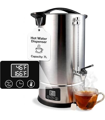Amazon.com: Adcraft WB-100 Electric Hot Water Boiler 100 Cup Capacity :  Home & Kitchen