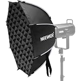 NEEWER 12/30cm linterna softbox con montaje NEEWER (no montaje Bowens), liberación rápida 360° omnidireccional difusor de luz modificador mini softbox para MS60 MS60B MS60C MS150B luz LED estudio de