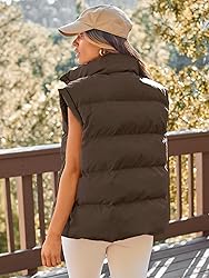 AUTOMET Womens Puffer Vests Fall Fashion Jackets