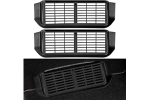 WUXDEET Air Vent Cover for Tesla Model 3, Air Flow Vent Grille Protection for 2021 2022 2023 Model 3, 2 Pcs