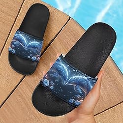 Howilath Romantic Dolphin Flower Pattern Women