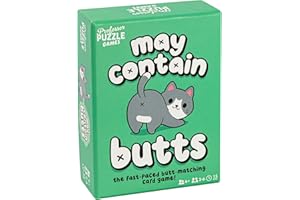 Professor PUZZLE May Contain Butts - Race to React in This Fast-paced Butt-Matching Card Game!
