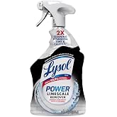 Lysol Power Limescale Removing Bathroom Cleaner Spray, 32 oz | Multipurpose Toilet &amp; Shower Cleaner, Sanitizer &amp; Disinfectant Spray, Limescale &amp; Hard Water, 0% Bleach, Cleaning Supplies