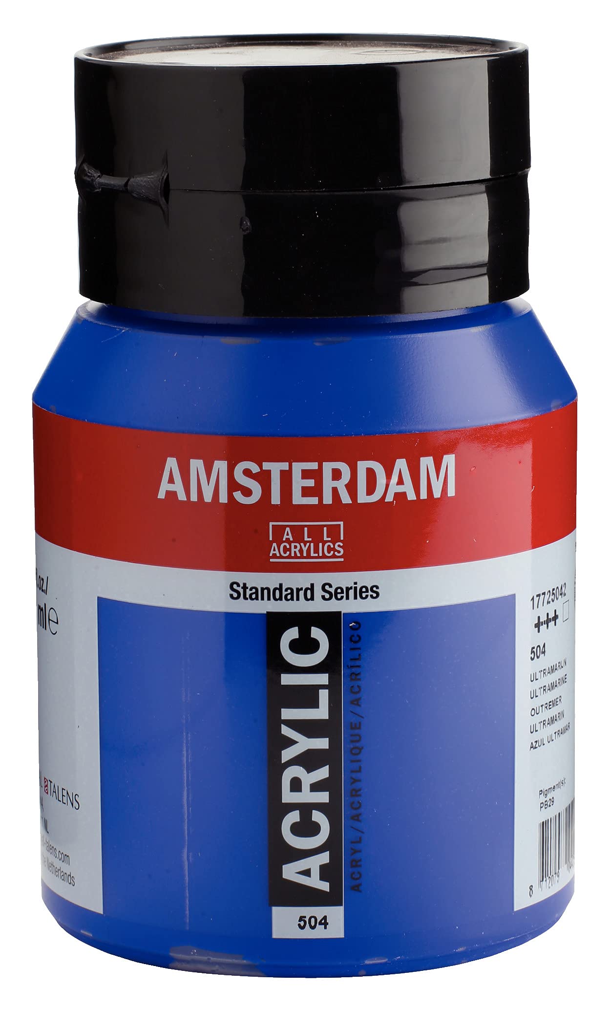 Amsterdam Standard Series Acrylic Jar 500 ml Ultramarine 504 (17725042)