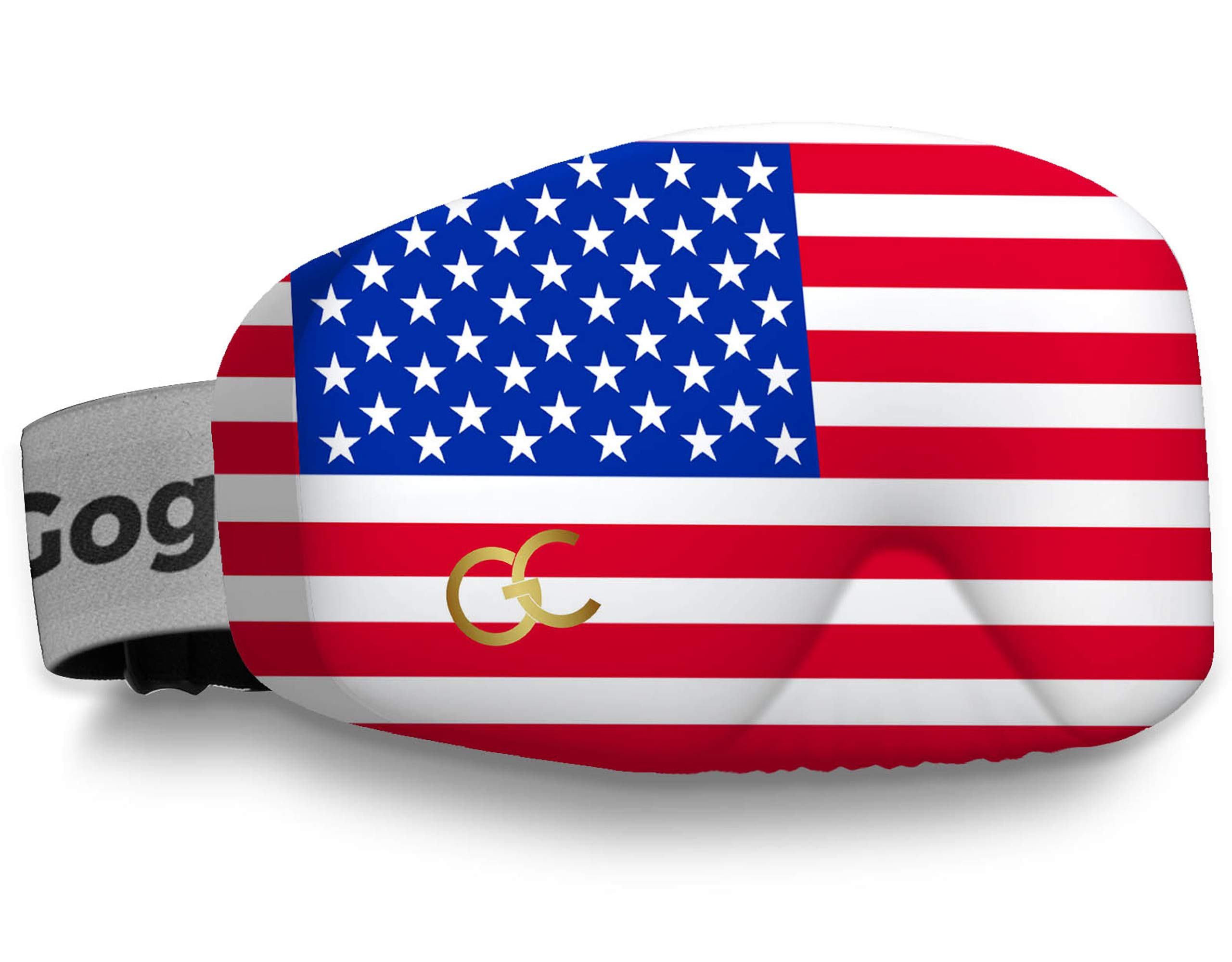 GogglesCover Ski Goggles Protective Cover, Protective Goggle Cover Portable, Ski Goggle Cover Sleeve Anti-Scratch, Ski Goggles Accessories, Ski Equipment, USA Flag Design