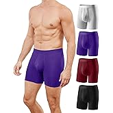 Bamboo Viscose Mens Underwear, Boxers for Men,Boxer Briefs 4-Pack - Ultra-Soft, Breathable,Moisture-Wicking, Stretch Fit