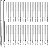 50 Pcs Size 110/18 Sewing Machine Needles, Universal Heavy Duty Sewing Needles for Leather, Compatible with Home Sewings Machine