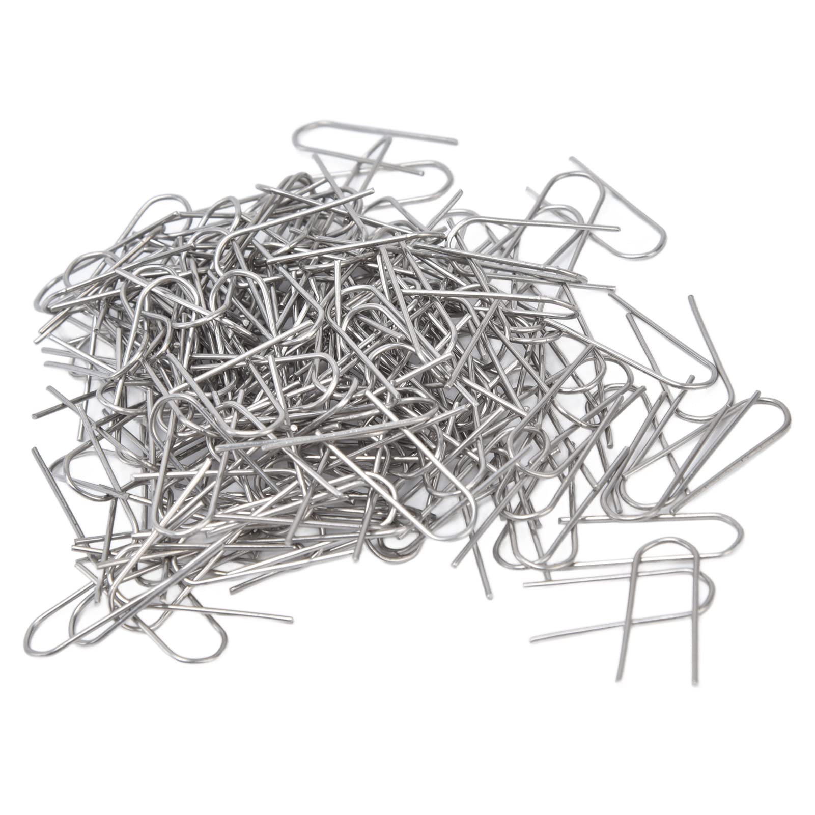 Ceramic Kiln U Hooks 200 Pcs Nichrome Wire Jump Rings High Temp Alloy for Pendants Jewelry Glass Melting