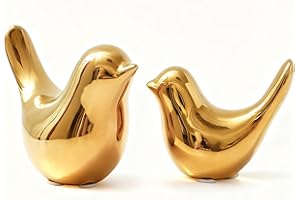 Notakia Small Birds Statues Pink Home Decor Modern Style Decorative Ornaments for Living Room, Bedroom, Office Desktop, Cabin