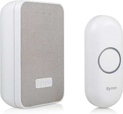 Byron Byron DBY-22321 Wireless Portable Doorbell Set 150 m 16 Melodies