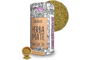 Obviously Love Organic Yerba Mate Tea – Premium Unsmoked Brazilian Mate, Sustainably Grown, 100% Organic, 110g Pack – Smooth Natural Energy, Rich Antioxidants