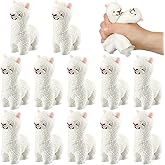 Meooeck 12 Pcs Alpaca Fidgets Balls for Adults Mini Llama Party Favors | Cute Alpaca Sensory Squeeze Stress Balls Soft Fidgets for Christmas Stocking Stuffer Gifts, Stress Relief &amp; Sensory Play