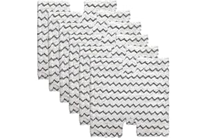 HAULONDA 6Pack Steam Mop Pads Replacement for Shark Lift-Away Pro & Genius Steam Pocket Mop System S3973 S3973D S3973WM S5001 S5002Q S5003A S5003D S5004 S5004W S6001W S6001WM S6002 S6002C S6003D S6003W P184WQ