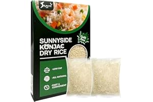 GENERIC Sunnyside Konjac Dry Rice – Low-Carb, Vegan, Keto, Gluten-Free, Sugar-Free & Paleo-Friendly 100g * 2 1 Pack