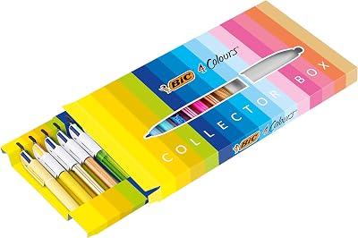 Coleção Especial 4 Cores: 15 canetas de ponta média (1,00 mm) e ponta larga (1,6 mm), ideias de presentes criativas - escola, papelaria e material de escritório, canetas fofas