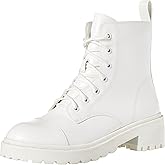 The Drop Women's Sparta Chunky Sole Lace-Up Combat Boot