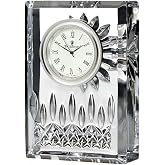 Waterford Lismore Clock, 4.5", Clear