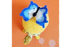 FORZENA Sweater for Turtle - Small Animal Sweater Warm Winter Knitted Handmade Sweater Apparel Accessory Halloween Party Cosplay Costume Photo Shoot for Pet Tortoise Turtle (Butterfly,XS)