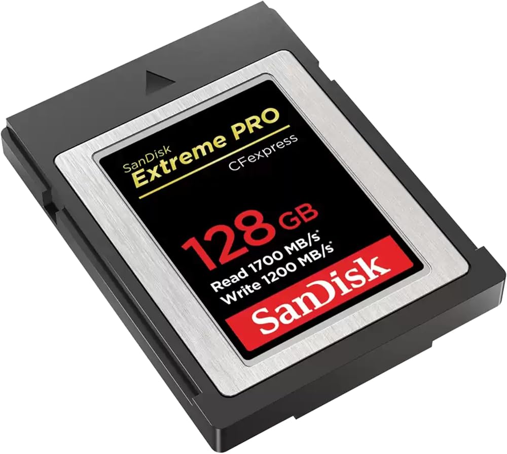 SanDisk Extreme PRO CFexpress Card Type B 128GB Up to 1700MB/s