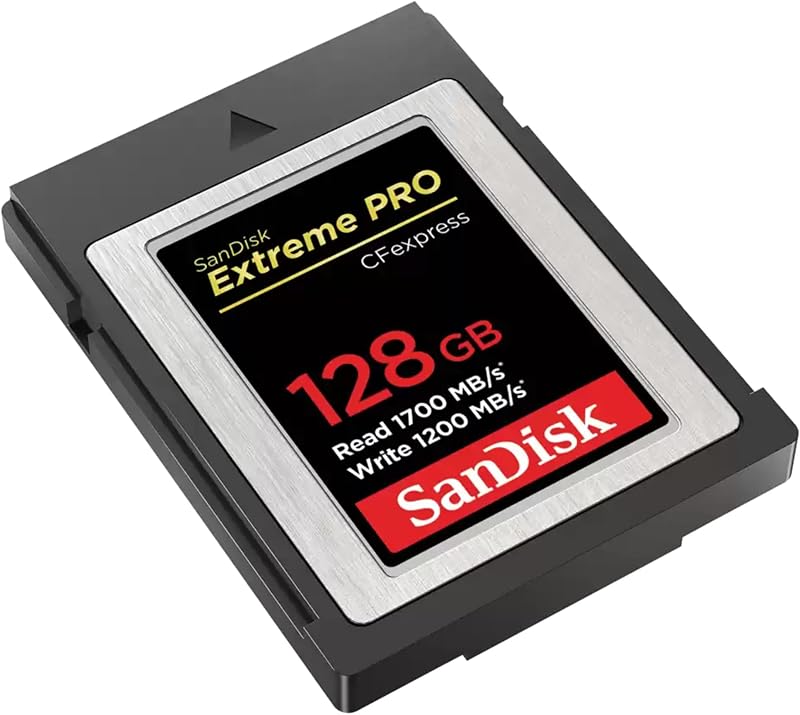 SanDisk Extreme PRO CFexpress Card Type B 128GB Up to 1700MB/s