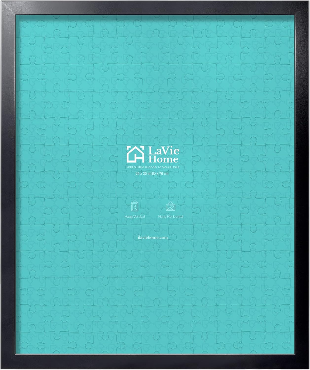 Photo Albums, Frames & Accessories - LaVie Home 24x30 Picture Frame Black, Puzzles Frame for Wall Decoration, Classic Black Minimalist Style Suitable for Decorating Houses, Offices, Hotels, Puzzles Posters Photos or Artwork(1 Pack)