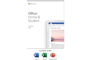Microsoft Office Home & Student 2019 | One-time purchase, 1 person | PC/Mac Keycard