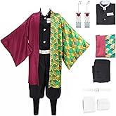 Moalioi Anime Cosplay Costume Kimono Halloween Women Men's Set Accessories
