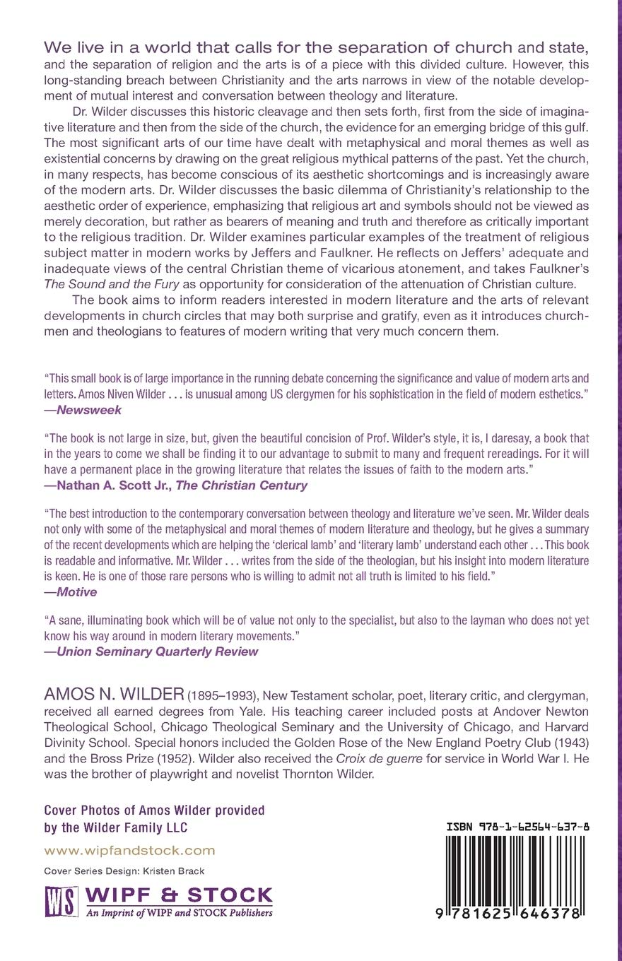 Amazon Com Theology And Modern Literature Amos Wilder Library 9781625646378 Wilder Amos N Books
