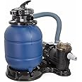 XtremepowerUS 13" Sand Filter Above Ground Pools Pump 2400GPH 4-Way Valve Swimming Pool with Pool Pump 10,000GAL Capacity